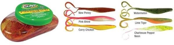 Gulp Crazy Legs Soft Bait: Pink Shine