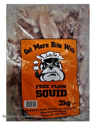 Salty Dog Free Flow Squid 2KG (Click & Collect Only)