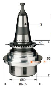 CHUCK CNC ISO 30 RH ER32 (FOR SCM)