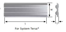 TERSA KNIVES HSS 18%W  135 long
