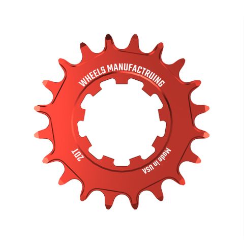 Wheels MFG Solo 16t Cog Red