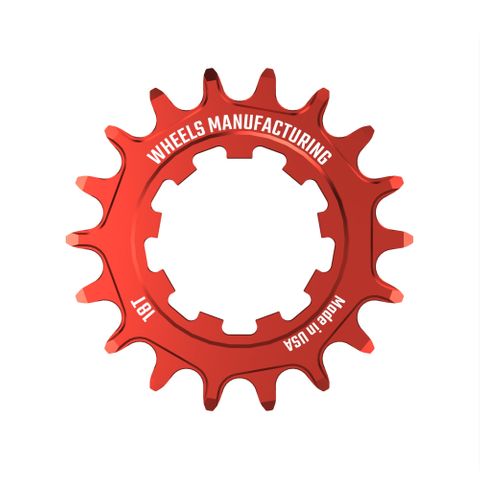 Wheels MFG Solo 18t Cog Red