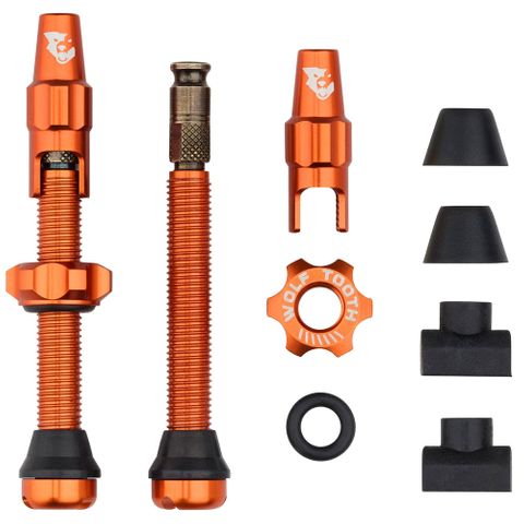Wolf Tooth Clik Valves 44mm Orange