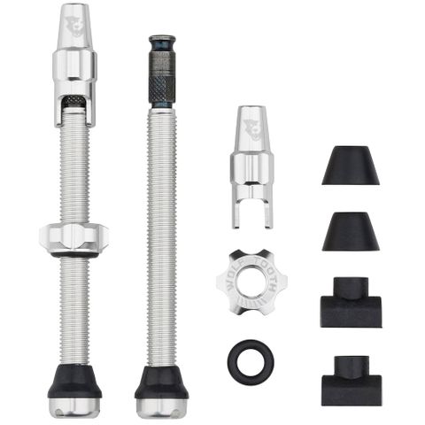 Wolf Tooth Clik Valves 60mm Raw Silver
