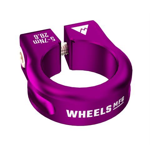 Wheels MFG Seat Post Clamp 31.8mm Purple