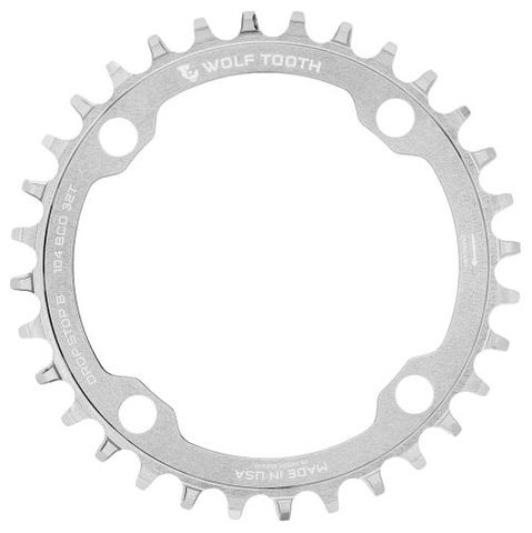 Wolf Tooth 104 32t Drop-Stop B Silver