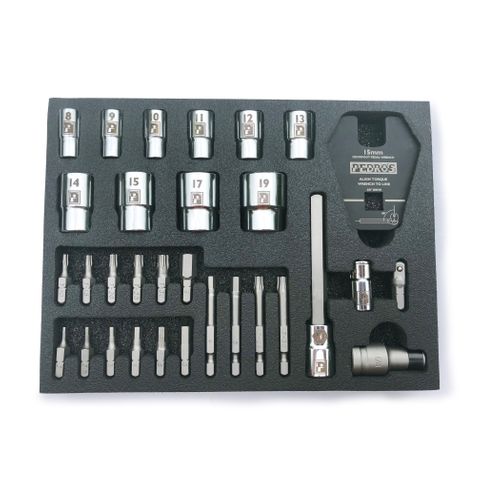 Pedros Pro Bit and Socket Set - 31 piece