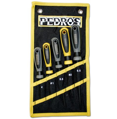 Pedros Screwdriver Set-5 Pc w/ Pouch