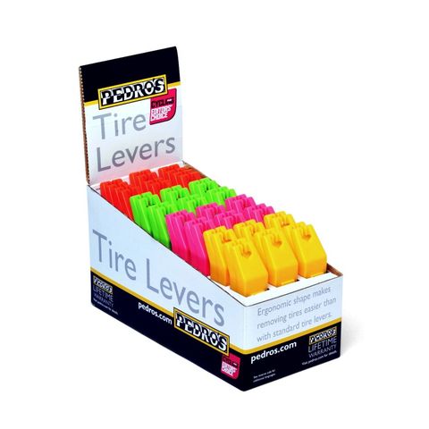 Pedros Tyre Lever 24 Pair Box - 4 Colour