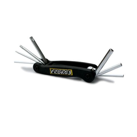 Pedros Folding Hex/Torx-3,4,5,6,T10,T25,