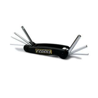 Pedros Folding Hex/Torx-3,4,5,6,T10,T25,