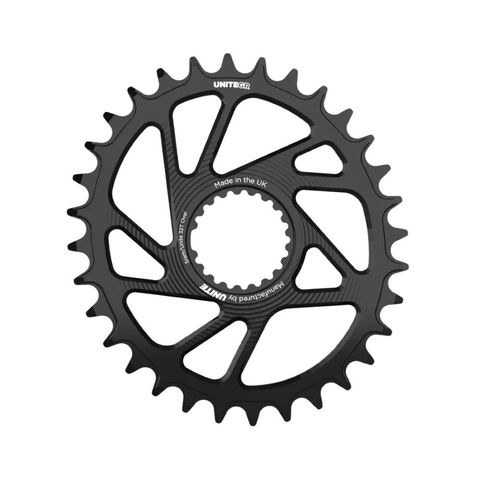 Unite Co Oval Shimano DM Boost 36t Black