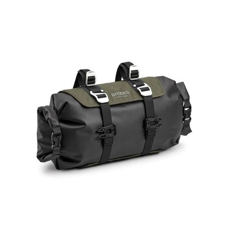 Brooks Handlebar Bag Scape Roll Green