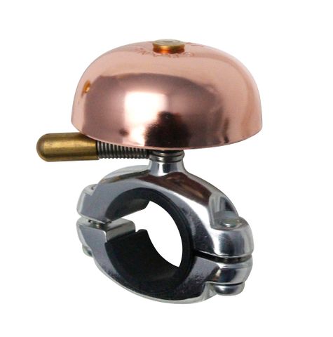 Crane Bell Co. Mini Karen Bicycle Bell w/ Headset Spacer - Gold