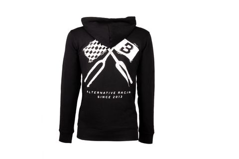 BOMBTRACK ALTERNATIVE RACING HOODIE BLACK