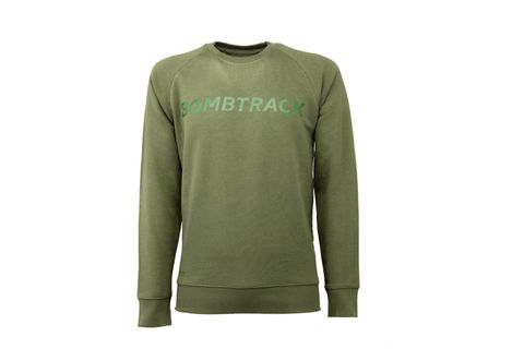 BOMBTRACK LOGO SWEATER KHAKI