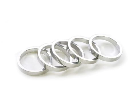 Wheels MFG 1-1/8 5mm Silver 5 Piece