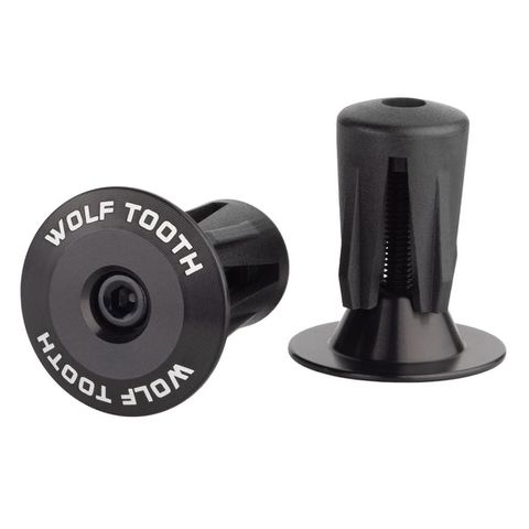 Wolf Tooth Alloy Bar End Plugs Black