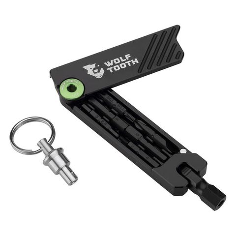 WolfTooth 6Bit Hex Multi Keychain Green