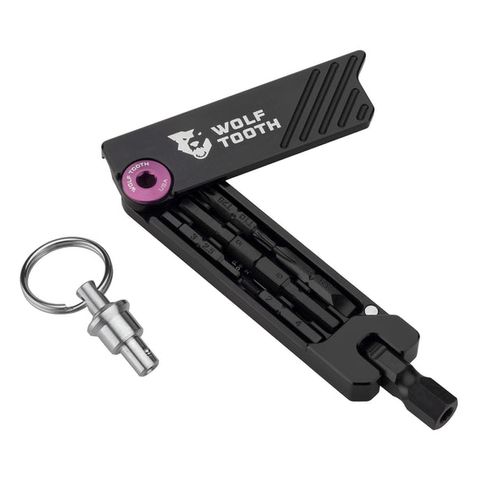 WolfTooth 6Bit Hex Multi Keychain Purple