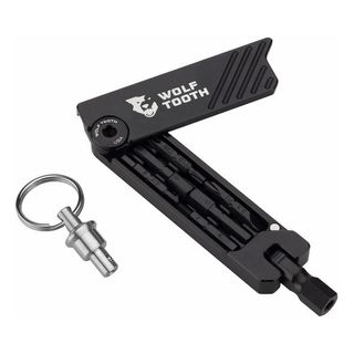 WolfTooth 6Bit Hex Multi Keychain Black