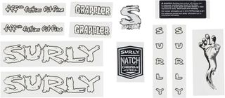 Surly Grappler Decal Set White