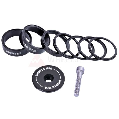 Wheels MFG Headset Spacer Kit Black