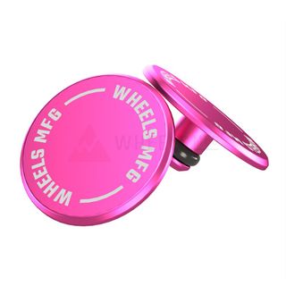 Wheels MFG Thru Axle Cap Set Pink