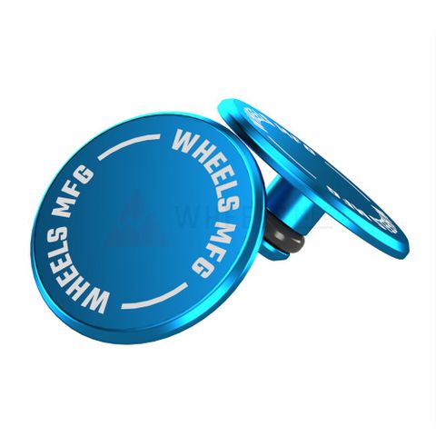 Wheels MFG Thru Axle Cap Set Teal