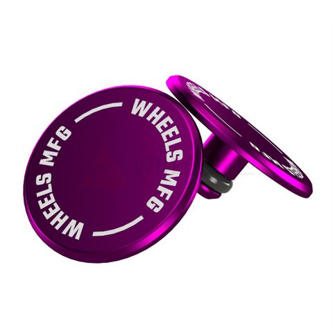 Wheels MFG Thru Axle Cap Set Purple