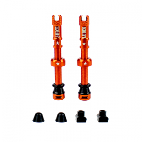 orange tubeless valves