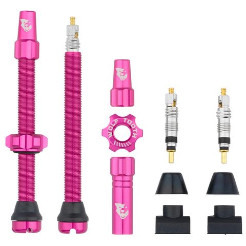 Wolf Tooth Tubeless Valves 60mm Pink