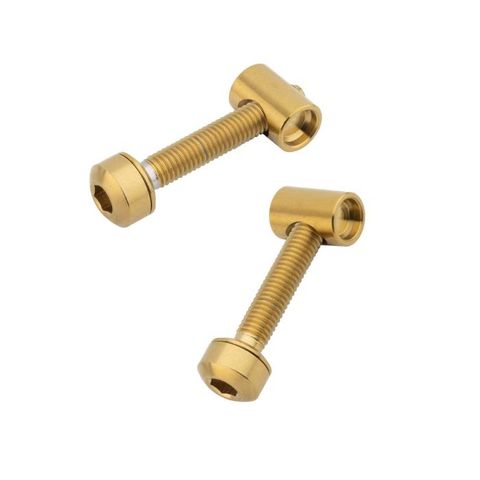 Wolf Tooth Ti Dropper Bolts Gold