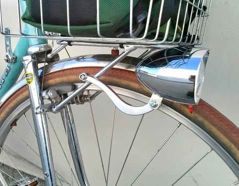 Front rack cheap light mount