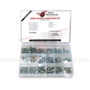 Wheels MFG Kit Fast. 5mm Large 475pcs