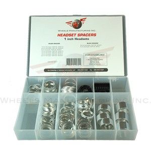 Wheels MFG 1 Spacer KIT Blk/Sil 94pce