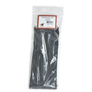 Wheels MFG Zip Ties 200x2.5mm Blk 100 pi