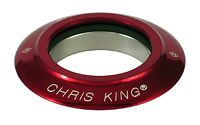 Chris King Inset Bearing Cap1 1/8  Red
