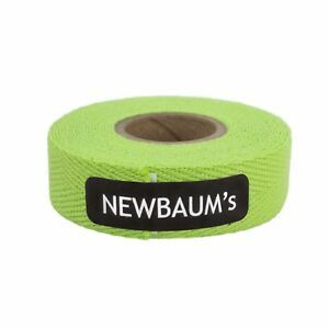 Newbaums Lime Green Cloth Bar Tape Each