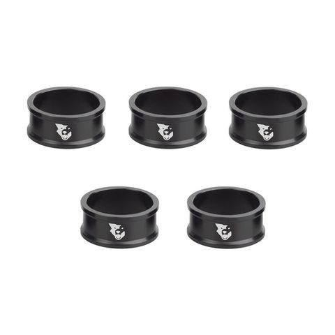 Wolf Tooth Headset Spacers Black 15mm x5