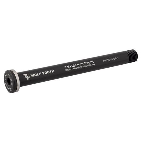 Wolf Tooth Axle Road 12mm 1.5x125 Black