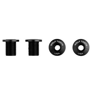 Wolf Tooth ChainringBolts M8x10 4xBlack