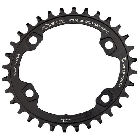 WOLF TOOTH  ELLIPTICAL 96 BCD XT M8000 12SPD SHIMANO CHAINRINGS