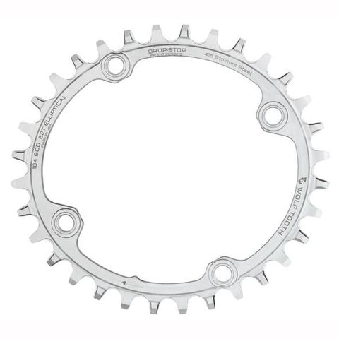 WOLF TOOTH ELLIPTICAL 104 BCD STAINLESS STEEL CHAINRINGS