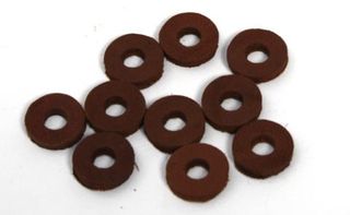 Cardiff Leather Washers Brown 10bag