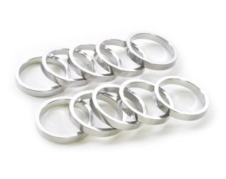 Wheels MFG 1-1/8 5mm Silver 10 piece