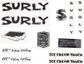 SURLY DECAL SET