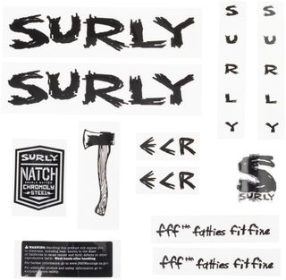 Surly ECR Decal Set Black