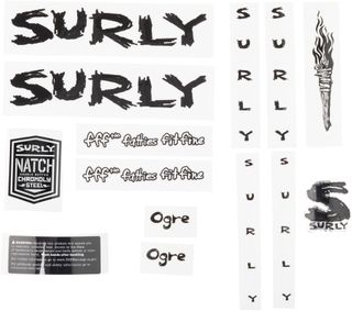 Surly Ogre Decal Set Black