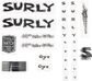 SURLY DECAL SET